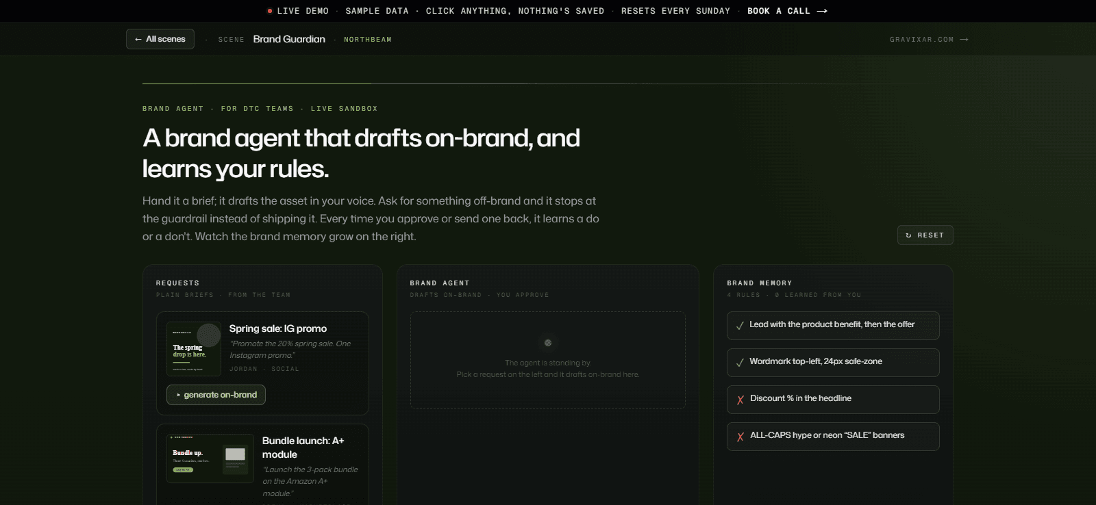 Brand Guardian: A brand agent for a DTC team